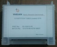 Partitioned tubes, pyrolytically coated, 10/pk Varian AAS Uyumlu Grafit Tüp